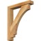 Ekena Millwork Imperial Block Rough Sawn Bracket w/ Offset Brace, Western Red Cedar, 4"W x 20"D x 24"H BKT0402X20X24IMP05RWR - alternate 1